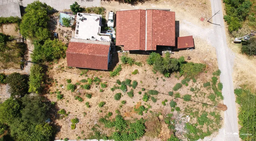 Plot with panoramic sea view in Risan, Montenegro — 910 m²
